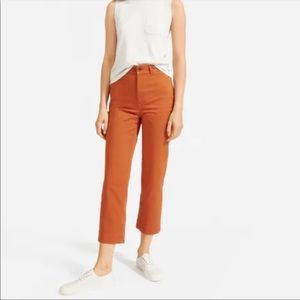 COPY - Everlane Lightweight Straight Leg Crop Pant- Size 2/Cider
